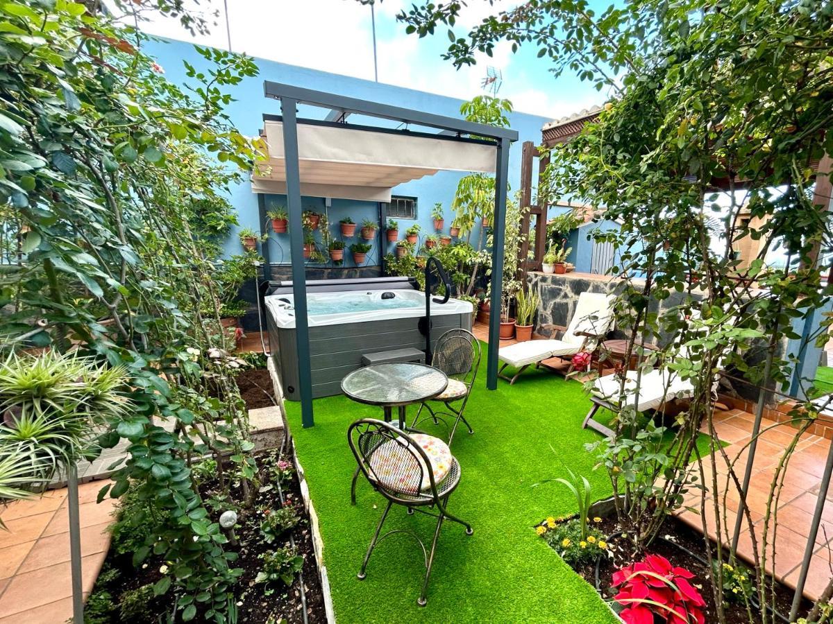 Casa Con Jardin Y Jacuzzi Villa Realejo Alto Bagian luar foto