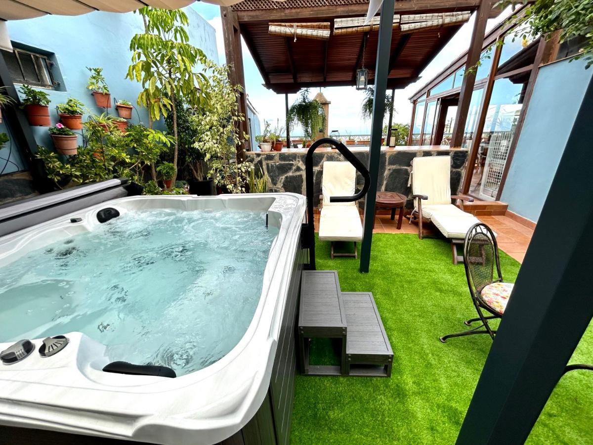 Casa Con Jardin Y Jacuzzi Villa Realejo Alto Bagian luar foto